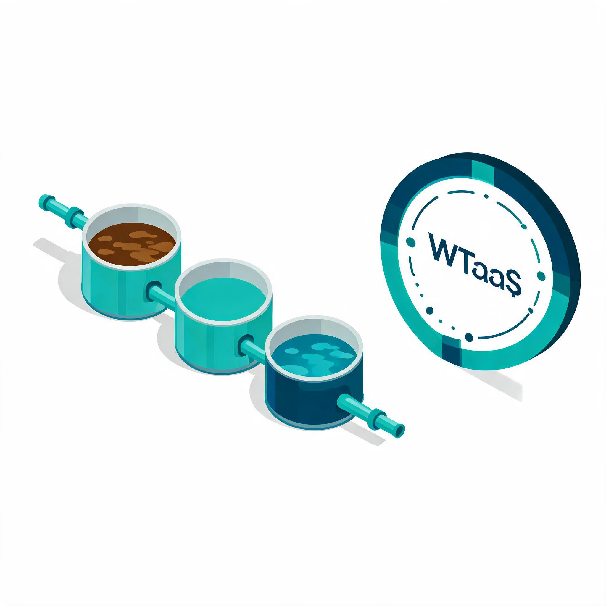 WTaaS water treatment lifecycle service diagram